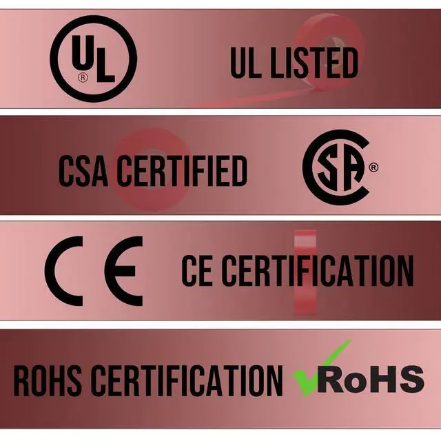 Alt view image 6 of 7 - 30 Pack Colored Electrical Tape Waterproof, 3/4 in x 66ft, Industrial Grade UL/CSA Listed High Temp Electrical Tape Colors Electric Super Vinyl, 3075C1