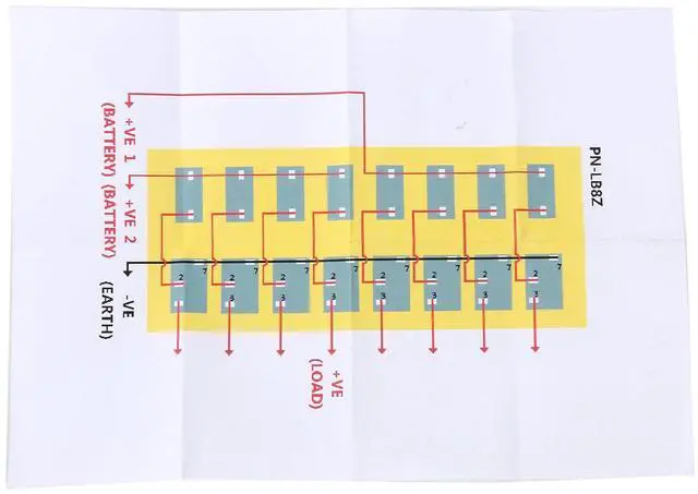 Alt view image 7 of 7 - 8 Gang Aluminium LED Rocker & Circuit Breaker Waterproof Marine Boat Rv Switch Panel AM62-PN-LB8Z