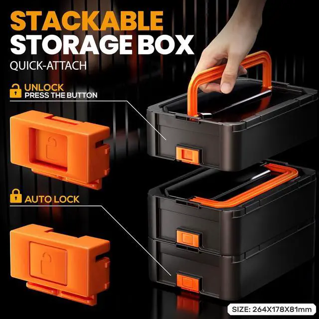 Alt view image 7 of 7 - Wire Terminal Crimping Tool Kit, with 51 Sizes Insulated Terminals and 22-10 AWG Ratchet Crimping Pliers and Automatic Stripping Pliers, Ring Fork Disconnect Butt Electrical Terminal Kit