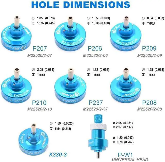 Alt view image 2 of 7 - M22520 2 01 series Positioner Kit ST5114 seven P series positioner and adjustable positioner work with NEW-AS2 NEW-AS2G MH800 W1Q AS22520 2 01 crimping tool for 20 20D 22M Solid Contacts