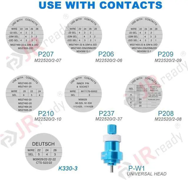 Alt view image 3 of 7 - M22520 2 01 series Positioner Kit ST5114 seven P series positioner and adjustable positioner work with NEW-AS2 NEW-AS2G MH800 W1Q AS22520 2 01 crimping tool for 20 20D 22M Solid Contacts
