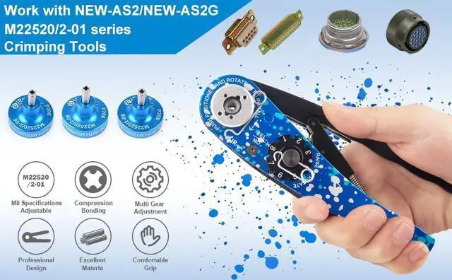 Alt view image 5 of 7 - M22520 2 01 series Positioner Kit ST5114 seven P series positioner and adjustable positioner work with NEW-AS2 NEW-AS2G MH800 W1Q AS22520 2 01 crimping tool for 20 20D 22M Solid Contacts