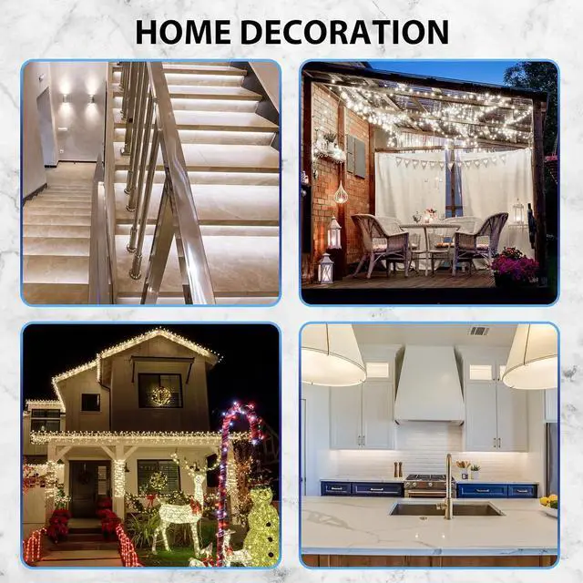 Alt view image 6 of 7 - 500 Pcs LED Module White 6500k 1.2W LED Storefront Waterproof Replacement Lights for Inflatables rative Module Light with Tape Adhesive Backside for Christmas Letter Advertising Signs