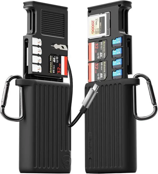 Main image of MCR-02 High-Speed SD Card Reader, USB 3.2 CFexpress B Card Reader, 2 in 1 SD/Micro SD Card Reader Holder, Waterproof Case, Type-C SD/TF Card Storage Case for iPhone/Android, Action Cameras