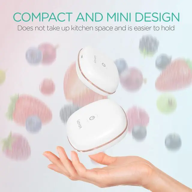 Alt view image 5 of 7 - Handheld Vacuum Sealer for Food with 3 Vacuum Containers Mini and Portable Vacuum Sealer for Food Preservation Rechargeable & Cordless Fully Automatic Food Vacuum Pump (1 Machine + 3 Containers)