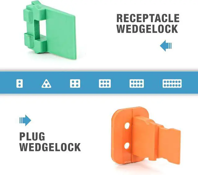 Alt view image 5 of 6 - 188PCS Deutsch DT Gray Connector Kit with Size 16 Solid Contacts in 2,3,4,6,8 and 12 Pin Congurations, Environmentally Sealed Automotive Electrical Connectors