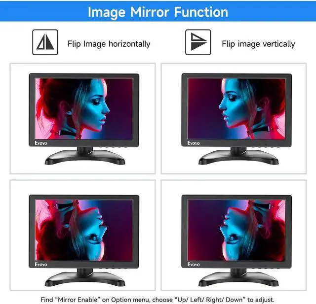 Alt view image 7 of 7 - Small Touchscreen Monitor 10 inch Small HDMI VGA Touch Screen Monitor Raspi Touch Screen 1280x800 IPS Display for PC Computer Laptop