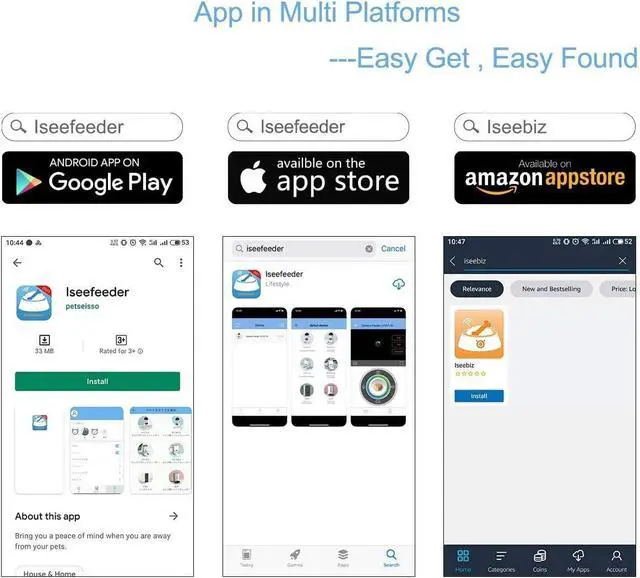 Alt view image 3 of 7 - Automatic Pet Feeder with Camera, 6L App Control Smart Feeder Cat Dog Food Dispenser, 2-Way Audio, Voice Remind, Video Record, 6 Meals a Day for Medium Large Cats Dogs, Compatible with Alexa