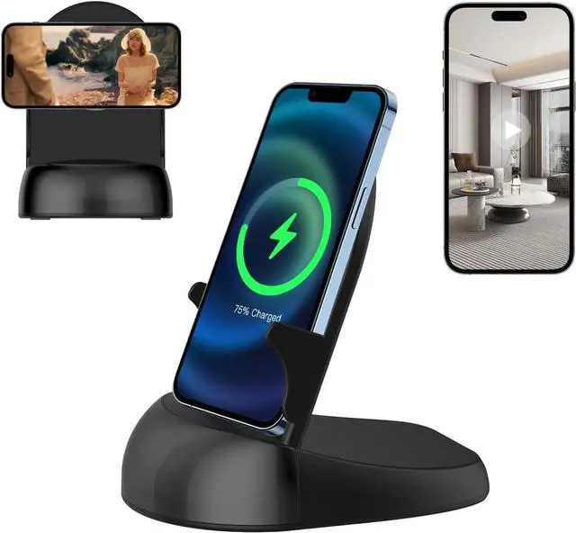 Main image of Dome Security Camera, 2.4/5GHz Smart Indoor Baby/Pet Monitoring Cam with Wirless Charger, Motion Detection, Phone APP, Rotate Lens 251°Viewing Angle for Home Security