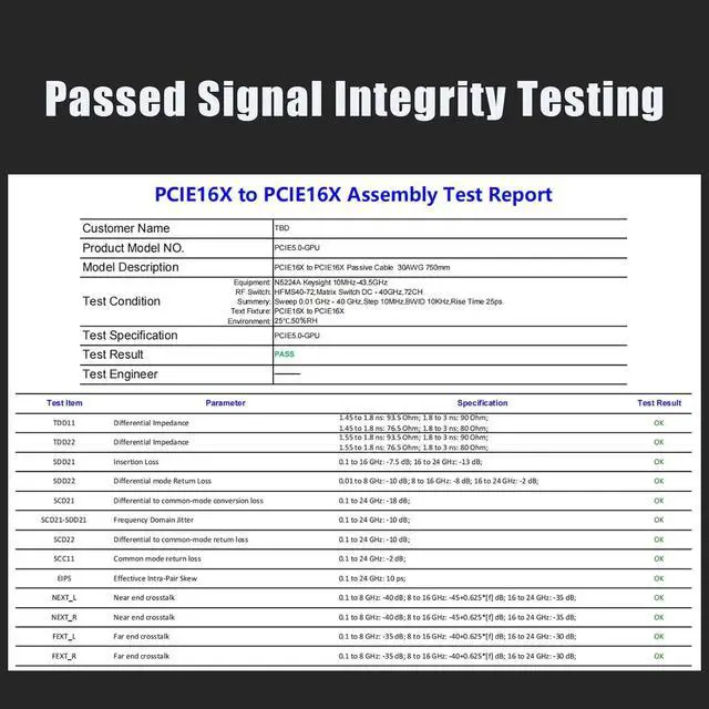 Alt view image 3 of 7 - 600mm PCIe 5.0 X16 Riser Cable Straight Angle for GPU Server, Support Cading to Extend Length, Industrial-Grade Performance