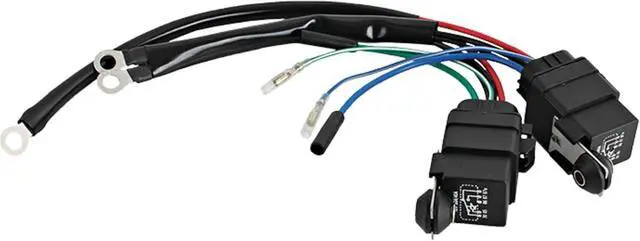 Alt view image 6 of 6 - 113-22002 New Wiring Harness Coatie with/Replacement for Converts 3 Wire Tilt Trim Motor to 2 Wire 30 A Fuse 2 Relays 9807-100 47-35-9003 28-9807-100