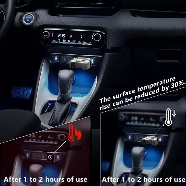 Alt view image 6 of 7 - Wireless CarPlay Adapter for iPhone (2025 Upgraded) - Multi-User Seamless Connection for Convert Wired to Wireless Car Play Adapter - No Latency from iOS 10+ to Screen w/USB C (White)