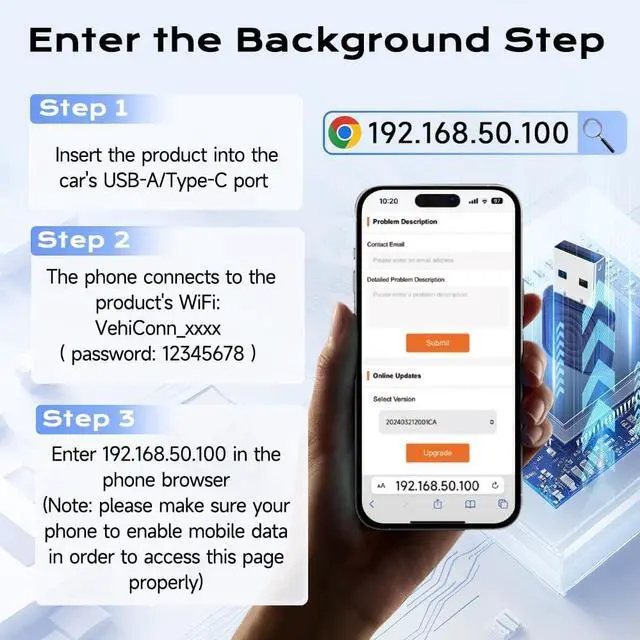 Alt view image 7 of 7 - Mini Ultra Wireless CarPlay & Android Auto Adapter - Plug & Play Dongle for iPhone & Android, Convert Wired to Wireless, USB-A/USB-C Fast Connection, Coatie with OEM Wired Cars