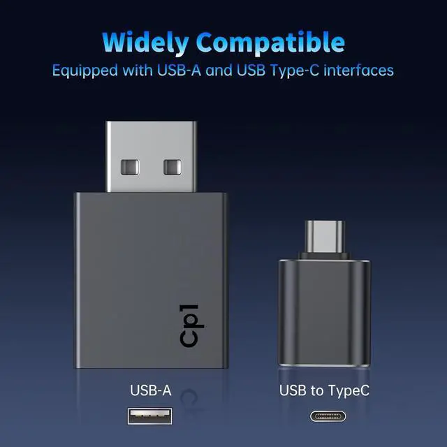 Alt view image 3 of 7 - Wireless CarPlay Adapter for iPhone[2025 Upgrade]Convert Wired to Mini Wireless uetooth Car Play Adapter, Plug and Play Stae Connection Coatie for Cars from 2016 & iOS 10+,USB A/Type C