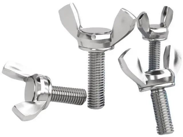 Main image of 304 Stainless Steel Wing Butterfly Screws Bolts,Wing Bolt,Machine Fastener,Thumb Hand Screws for Electronic Equipment (1/4" - 20 x 1,30)