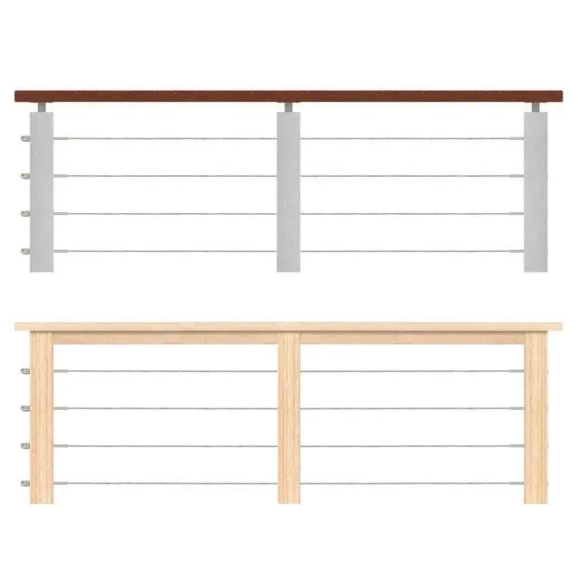 Alt view image 5 of 7 - 100 Pack  Threaded Terminal Stud End Cae Railing Kit, Threaded Tension Stud End,Stainless Steel Hand Swage Stud for 1/8" Cae Deck Railing,Rail System,Cae Tensioner