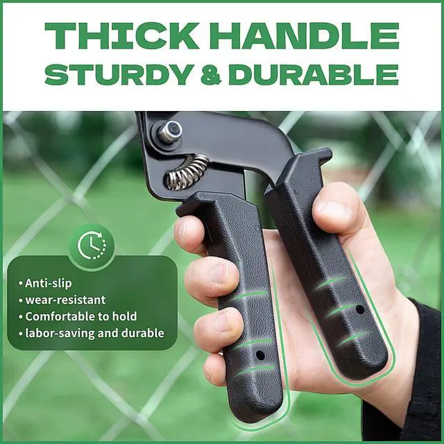 Alt view image 3 of 7 - Stainless Steel Cae Tie Gun, Special Tool For Fastening And Cutting Metal Zip Ties, With 150pcs 11.8in Uv Rstant Heavy Duty Cae Ties For Fence haust Pipe Outdoor.