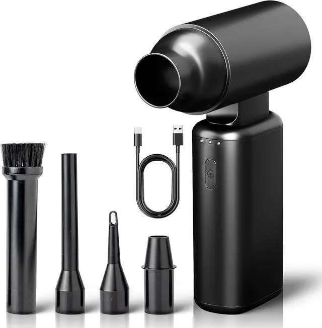 Main image of XP500 Electric Coressed Air Duster - Powerful 3-Speed ower up to 130000 RPM for Gamers, Caers, Artists, Auto Detailers - Rechargeae, Handheld Multi-Use for Cleaning, Inflating, & Drying