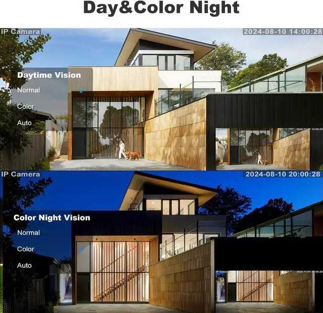 Alt view image 7 of 7 - Solar WiFi Security Camera Outdoor Wireless, 8W 15600mAh Battery Powered Home Surveillance Cam CCTV with Dual View, Dual Lens Spotlight IP Cam with Color Night, PIR Detection