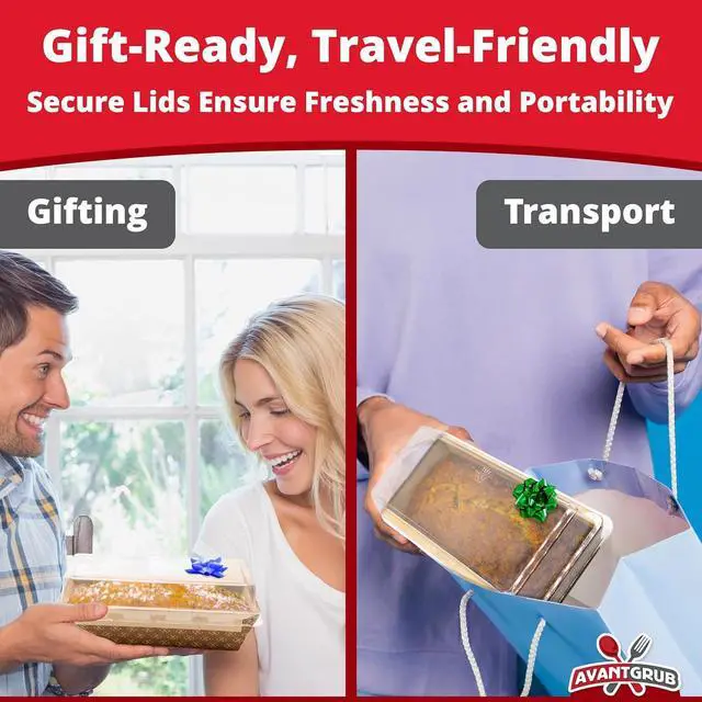 Alt view image 7 of 7 - Chef-Grade Elegant 1Lb Paper Loaf Pans 50 Pk. Best Disposable Bakeable Kraft Pan Supply for Baking Bread, Small Meatloaf, on Bundt Cake, Sweets for Holiday Gifts, Bake Sales or Fundraiser.