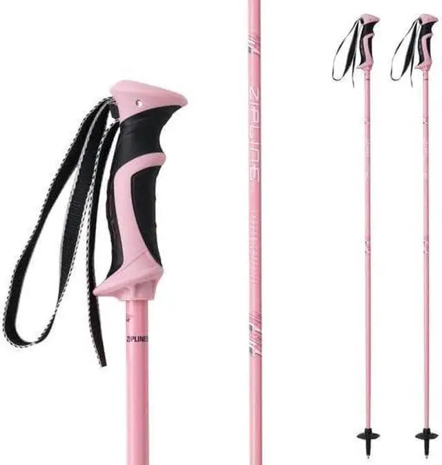 Main image of Zipline Lollipop 14.0 Graphite Carbon Composite Ski Poles  Lightweight, Durable, All-Mountain  Ergonomic Grip, Vibration Dampening, Ideal for Groomers and Freestyle. Choice of Skiers
