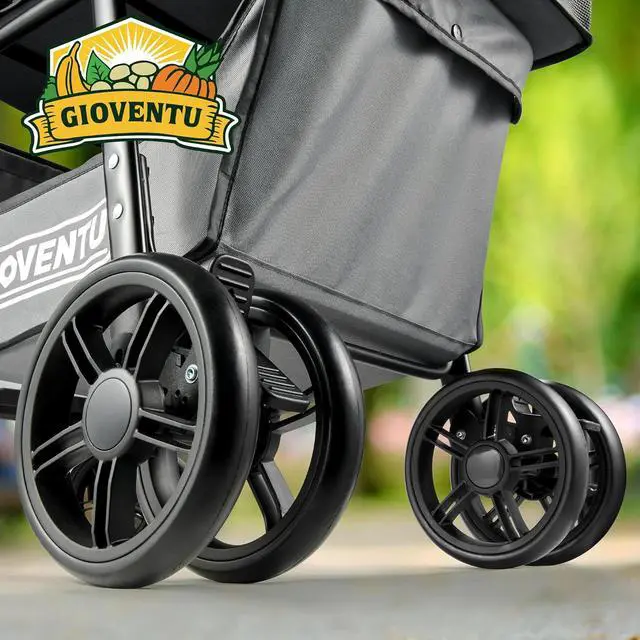 Alt view image 3 of 6 - Folding Shopping Cart for Groceries, 80lbs Collapsible Grocery Cart with Removable Basket and Swivel Wheels, One-Hand Fold, Portable Personal Stroller Shopping Carts