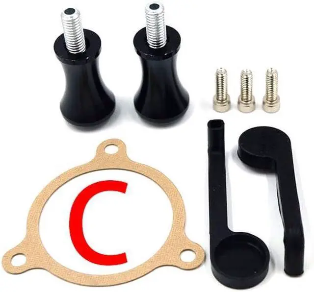 Alt view image 6 of 7 - Air Filter Intake Motorcycle Turbine Cleaner Kit Cnc Cut Chrome for Harley Touring Street Glide 2008 - 2016 Softail 2016 - 2017 Fitment - C (Blue)