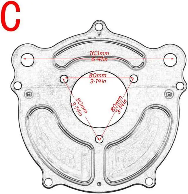 Alt view image 7 of 7 - Air Filter Intake Motorcycle Turbine Cleaner Kit Cnc Cut Chrome for Harley Touring Street Glide 2008 - 2016 Softail 2016 - 2017 Fitment - C (Blue)