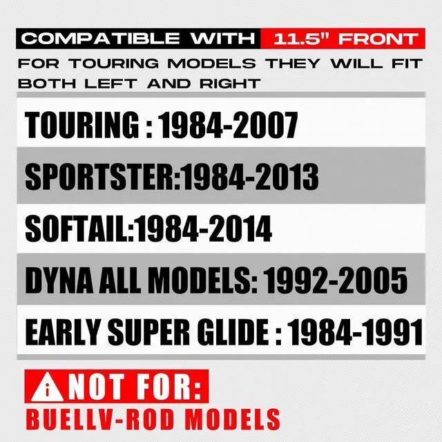 Alt view image 2 of 7 - 11.5''Front Brake Rotor for Harley Davidson Touring Sportster Dyna and Early Super Glide Softail Great Performance Superior Heat Dissipation Brake part, Mirror-Polished Stainless Steel Rotors