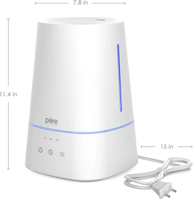 Alt view image 7 of 7 - HUME Max Top Fill Ultrasonic Cool Mist Humidifier