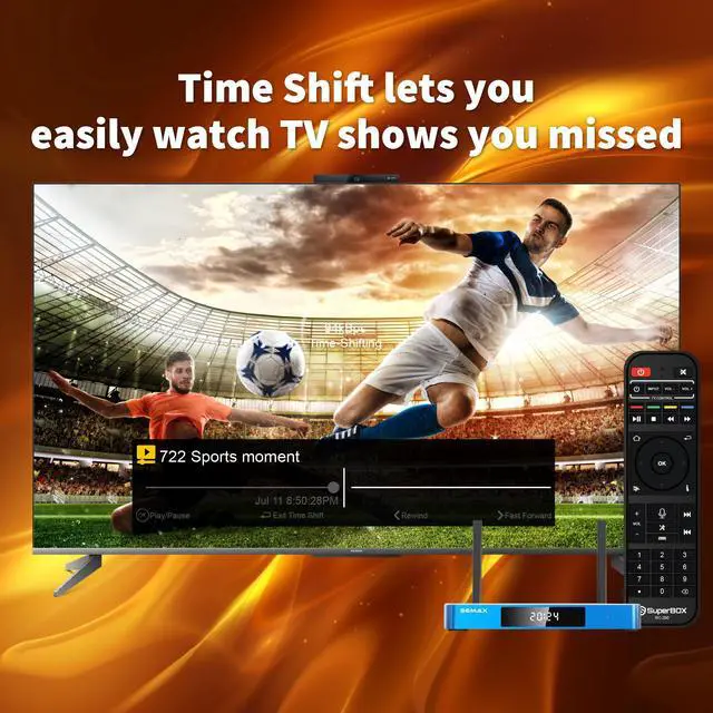 Alt view image 7 of 7 - Besttop SuperBox S6 MAX 2025 Fully Loaded, 4G+64G S6max with Voice Remote, Time Shift Feature & Easily Set Up Parental Controls, Dual Band WIFI, Wifi 6, Bluetooth 5.2, Perfect for Family Movie