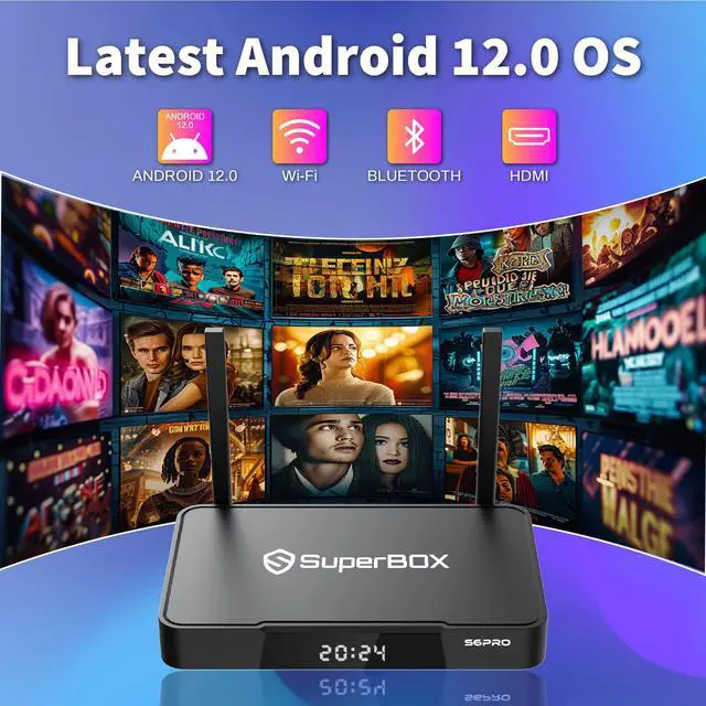 Alt view image 3 of 7 - Besttop 2025 Latest SuperBox S6 Pro Fully Loaded, 4G+32G Powerful Smart TV Box,Time Shift, Parental Control Time, Powerful Super Box with Voice Remote Control for Family Entertainment