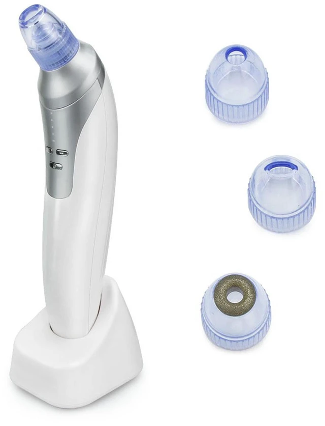 Main image of Facial Pore Blackhead Remover - Face Cleaner and Blackhead Extractor with 4 Suction Heads