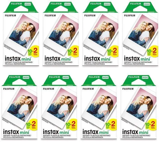 Alt view image 7 of 13 - Fujifilm Instax Mini Instant Film (8 Twin packs, 160 Total pictures) for Instax Cameras
