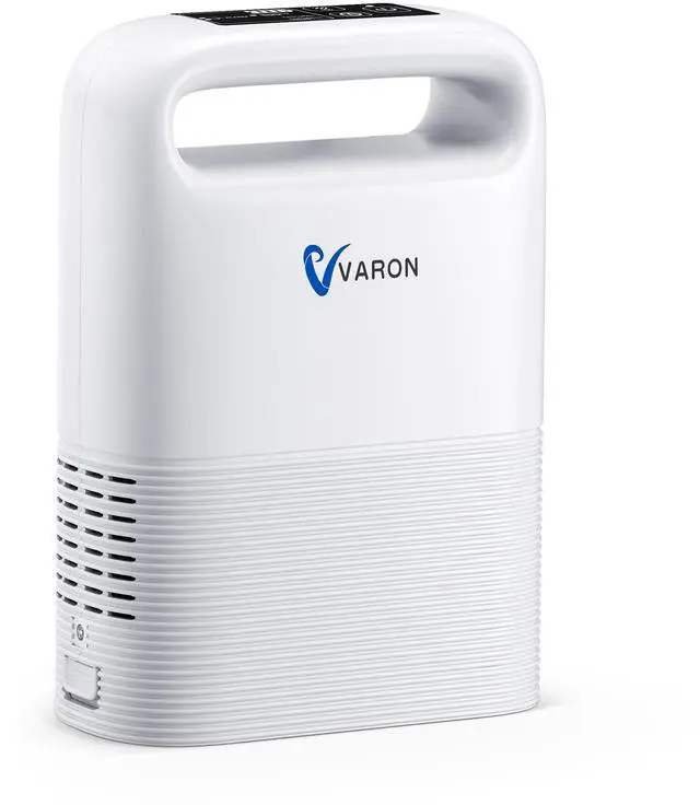 Alt view image 2 of 7 - Monport Portable Oxygen Concentrator - 93%±3% Purity, 1-5L/min Adjustable Flow, 6400mAh 3-4Hrs Battery, Dual Mode (Pulse/Continuous), CECA Molecular Sieve, Travel/Home Use, Auto Shutdown & Aler