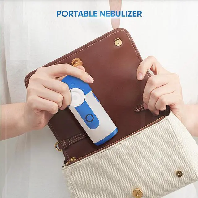 Alt view image 7 of 7 - MONPORT Portable Mesh Nebulizer with Microporous Atomization Technology  10ml Capacity, 0.2ml/min Fast Nebulization for Deep Lung Absorption | 3 Modes