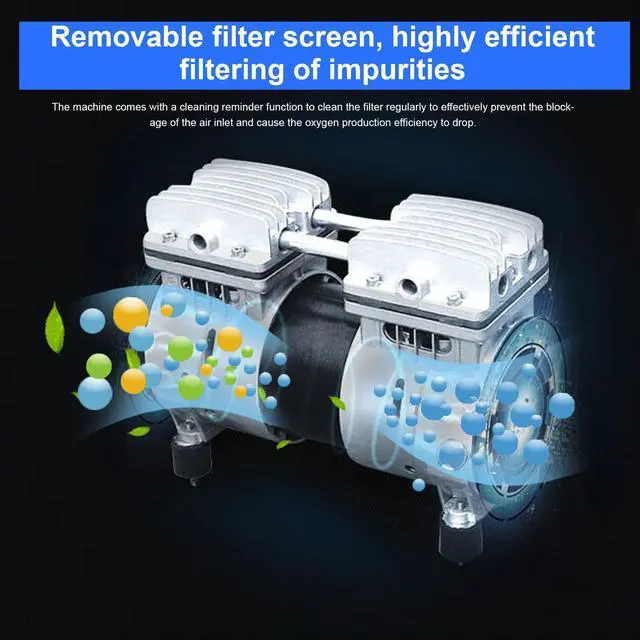 Alt view image 6 of 7 - Monport|Portable Oxygen Concentrator - 32.5% Pure Oxygen, 40-55dB Quiet, 3.1lb Lightweight with Car/Battery/AC Power for Camping, Travel, High Altitude ( Includes Backpack & Accessories)