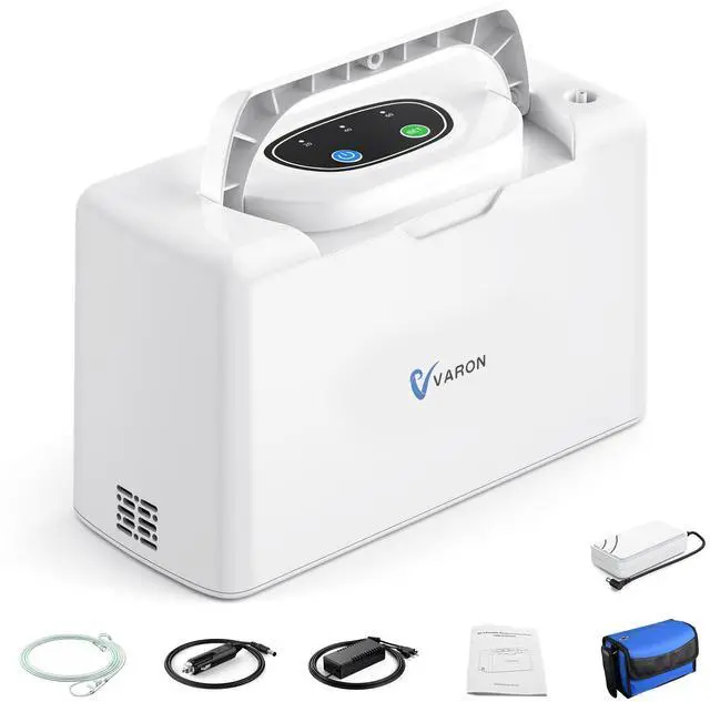 Main image of Monport | Portable Oxygen Concentrator - 3L/min Flow, 30.5% Pure Oxygen, 52dB Quiet with 3 Power Options for Camping,& Travel & High Altitude (Backpac/Accessories)