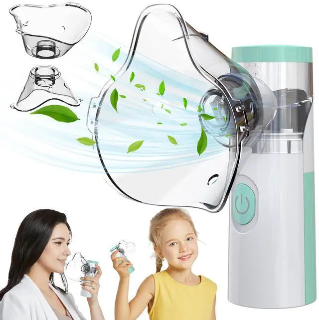 Main image of Monport Portable Mesh Nebulizer | 5m Ultra-Fine Particle, Under 50dB for Adults & Family, 3 Modes, 40mins Use, USB-C Rechargeable (Masks & Mouthpiece Included)