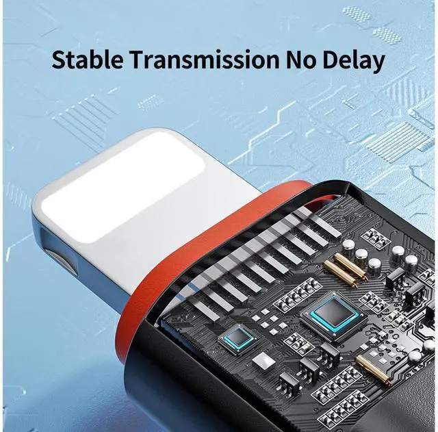 Alt view image 5 of 5 - DIXSG USB C to Lightning Adapter 2 Pack 20W PD Fast Charging Lightning Male to Type C Female Converter for iPhone iOS Black