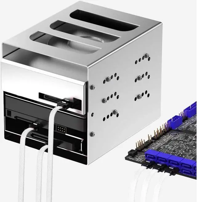 Alt view image 2 of 7 - DIXSG 3PACK SATA Cable III 3 Pack 90 Degree Straight to Right Angle 6Gbps HDD SDD SATA Data Cable with Locking Latch 50cm 18 Inch for SATA HDD, SSD, CD Driver, CD Writer - White