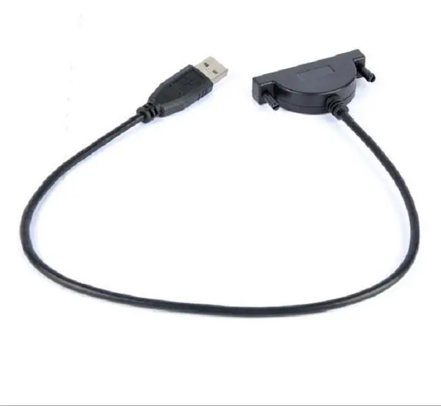 Main image of Notebook optical drive SATA to USB easy drive cable, external optical drive box adapter cable, USB external 7+6 conversion cable