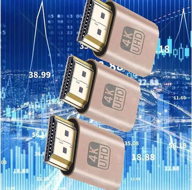 Alt view image 2 of 5 - WISDUM HDMI Dummy Plug 4K High Resolution Virtual Monitor Display Emulator New Generation Headless Display Adapter Compatible with Windows Mac OSX Linux