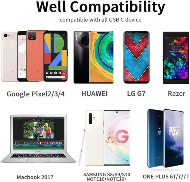 Alt view image 7 of 7 - USB C to 3.5mm Headphone Adapter - USB Type C to AUX Audio Jack Hi-Res DAC Dongle Cable Cord Compatible with Pixel 4 3 2 XL, Samsung Galaxy S20 Ultra Z Flip S20+ S10 S9 Plus Note 10, iPad Pro