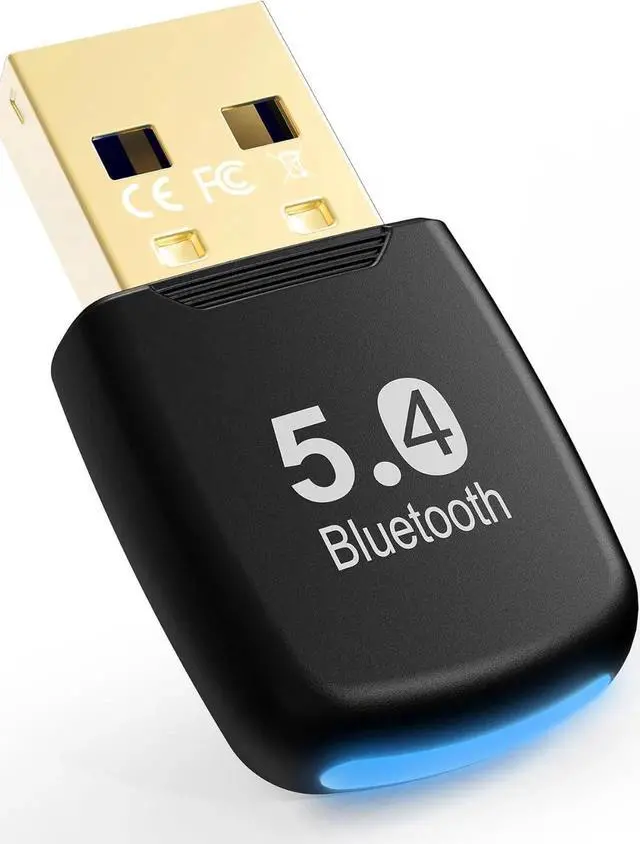 Main image of WISDUM Bluetooth Adapter PC, USB Bluetooth 5.4 Adapter EDR Bluetooth Dongle for Windows 11/10/8.1/7, Bluetooth 5.4 USB Adapter for PC Laptop Headphones Keyboard Mouse Controller Headset Desktop