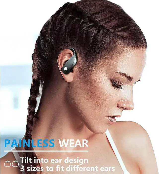 Alt view image 2 of 6 - Bluetooth Sports Headphones, True Wireless Earbuds in Ear Earphone Bluetooth Headphones, Bluetooth 5.0 Headset IPX7 waterproof, TWS Earbuds HiFi Bass with HD microphone for sports running training