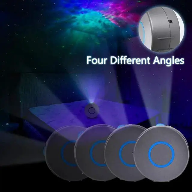 Alt view image 4 of 7 - Star Projector, Galaxy Projector with Led Night Light Nebula Cloud, Star Light Projector with Remote Control for Kids Adults Bedroom/Party and Home Theatre