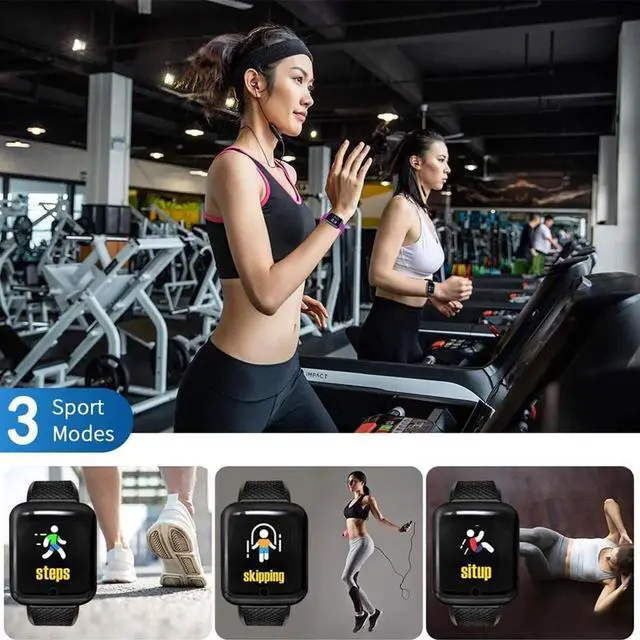 Alt view image 7 of 7 - Fitness Tracker, IP67 Waterproof 1.3" Touch Screen Heart Rate Monitor Watch Kids Activity Trackers Smart Watch for Women Men Boy Girl Sleep Monitor Step Counter Calorie Counter for Android iOS