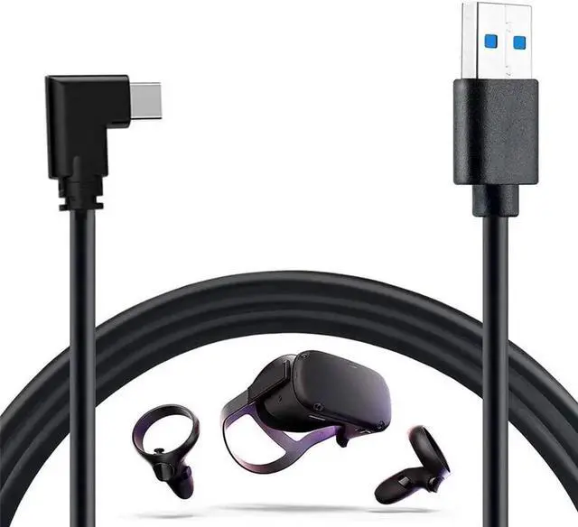 Main image of USB A to USB Type C Cable 13FT / 4M, Compatible with Oculus Quest Link Cable,10Gpbs High Speed Data Transfer & Fast Charging Cable for Quest Link Steam VR Headset and Gaming PC and All Type C Devices