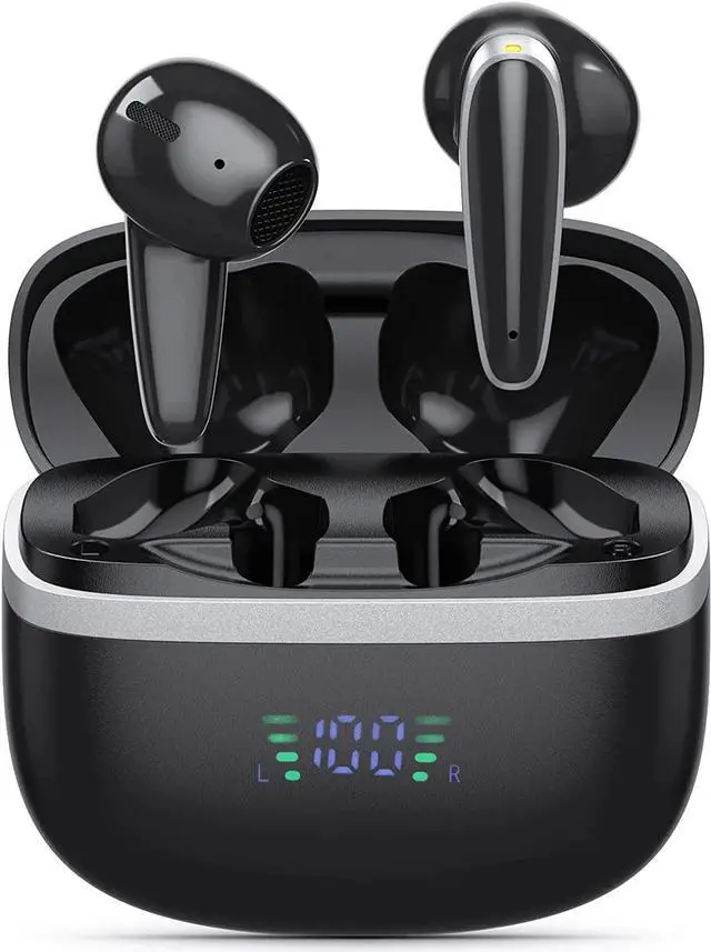 Main image of Ture Wireless Earbuds, Wireless Earphones Bluetooth 5.1 In-Ear Headphones with ENC 4 Mic Noise Canceling, 40H Playtime, Mini Charging Case, Waterproof HiFi Stereo Sport Wireless Headphones
